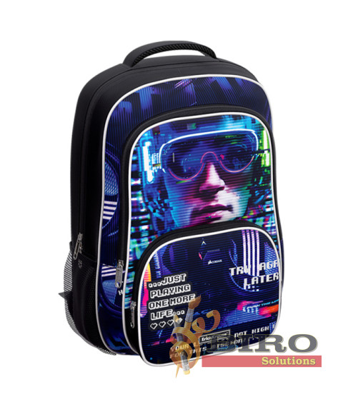 Ghiozdan ErichKrause cu 2 compartimente, 20L, ErgoLine Cyber Game